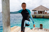Blue Manta Women’s Leggings - Silhouette Edition